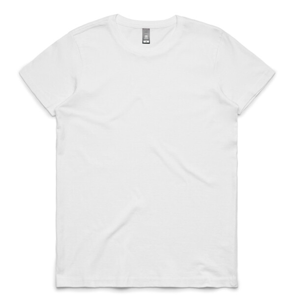 plain white womens tee